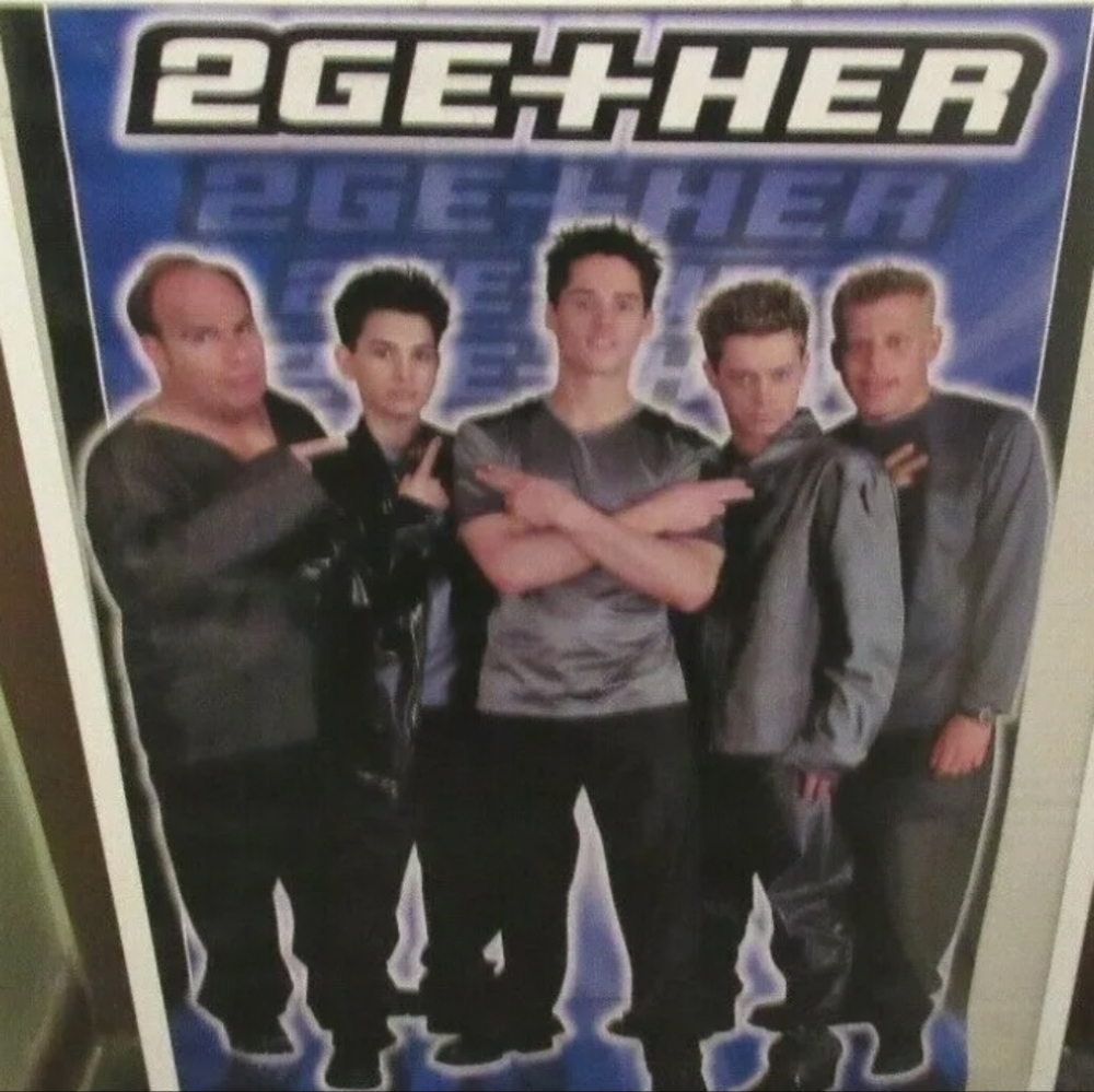 2gether MTV Boy Band Y2K Poster NEW